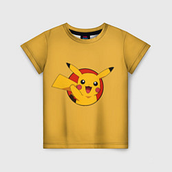 Футболка детская Pikachu, цвет: 3D-принт