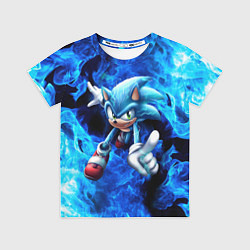 Футболка детская Blue Sonic, цвет: 3D-принт