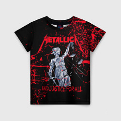 Футболка детская Metallica, цвет: 3D-принт