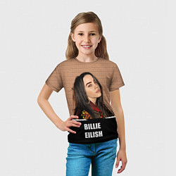 Футболка детская Billie Eilish, цвет: 3D-принт — фото 2