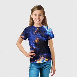 Футболка детская Космос, цвет: 3D-принт — фото 2