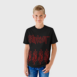 Футболка детская Slipknot 5, цвет: 3D-принт — фото 2