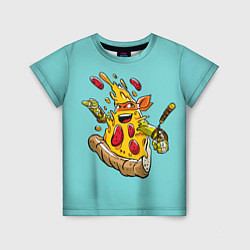 Футболка детская PIZZA TIME, цвет: 3D-принт