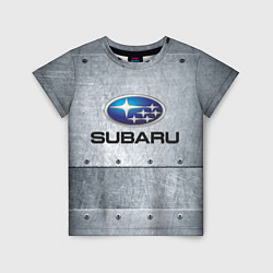 Футболка детская SUBARU, цвет: 3D-принт