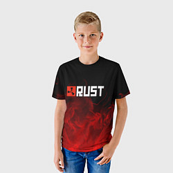 Футболка детская RUST, цвет: 3D-принт — фото 2