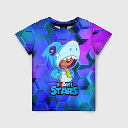 Детская футболка Скин акулы Леона