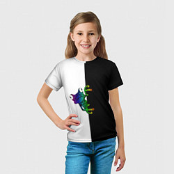 Футболка детская Лягуха, цвет: 3D-принт — фото 2