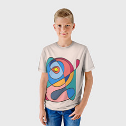 Футболка детская Абстракция полет фантазии, цвет: 3D-принт — фото 2
