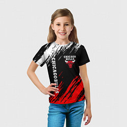 Футболка детская CHICAGO BULLS, цвет: 3D-принт — фото 2