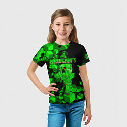 Футболка детская Minecraft, цвет: 3D-принт — фото 2