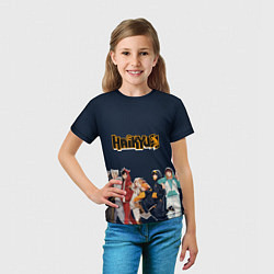 Футболка детская Haikyuu, цвет: 3D-принт — фото 2