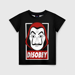 Футболка детская Disobey, цвет: 3D-принт