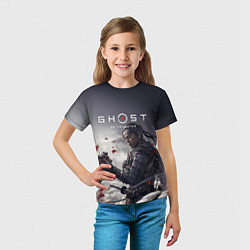 Футболка детская Ghost of Tsushima, цвет: 3D-принт — фото 2