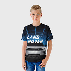 Футболка детская LAND ROVER, цвет: 3D-принт — фото 2