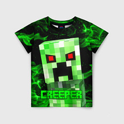 Футболка детская MINECRAFT CREEPER, цвет: 3D-принт