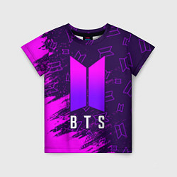 Футболка детская BTS БТС, цвет: 3D-принт