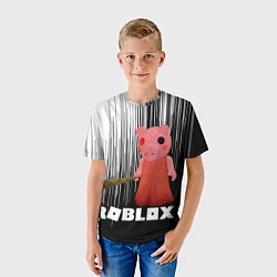 Футболка детская Roblox Piggy, цвет: 3D-принт — фото 2