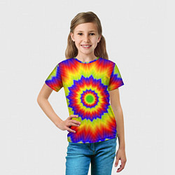 Футболка детская Tie-Dye, цвет: 3D-принт — фото 2