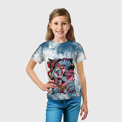 Футболка детская Водяной Z, цвет: 3D-принт — фото 2