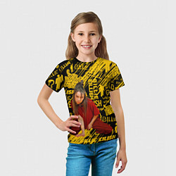 Футболка детская Billie Eilish, цвет: 3D-принт — фото 2