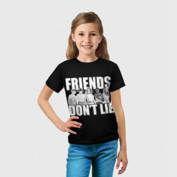 Футболка детская Friends Dont Lie, цвет: 3D-принт — фото 2
