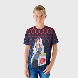 Футболка детская Чуя Накахара, цвет: 3D-принт — фото 2