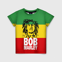 Футболка детская Bob Marley, цвет: 3D-принт