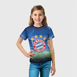 Футболка детская Бавария Мюнхен, цвет: 3D-принт — фото 2