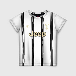 Футболка детская Juventus Home Authentic style 202122, цвет: 3D-принт