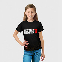 Футболка детская RED DEAD REDEMPTION 2, цвет: 3D-принт — фото 2