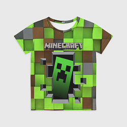 Футболка детская Minecraft, цвет: 3D-принт