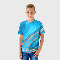 Футболка детская Краски, цвет: 3D-принт — фото 2