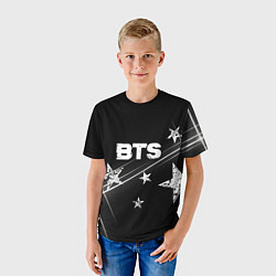 Футболка детская BTS бойбенд Stars, цвет: 3D-принт — фото 2