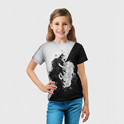 Футболка детская ИньЯнь, цвет: 3D-принт — фото 2