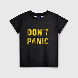 Футболка детская DONT PANIC, цвет: 3D-принт