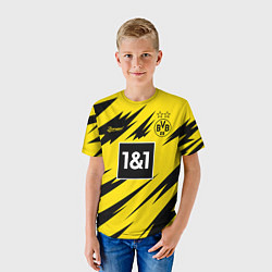 Футболка детская BORUSSIA домашняя сезон 2021, цвет: 3D-принт — фото 2