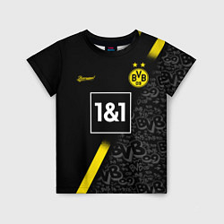 Футболка детская BORUSSIA выездная сезон 2021, цвет: 3D-принт