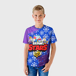 Футболка детская BRAWL STARS LOU, цвет: 3D-принт — фото 2