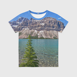 Футболка детская Горное озеро, цвет: 3D-принт