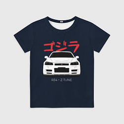 Футболка детская Skyline R34 Z-Tune, цвет: 3D-принт