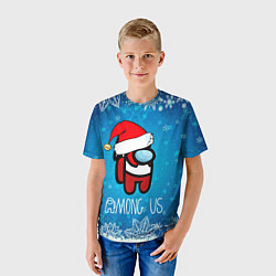 Футболка детская Новый Год Среди Нас, цвет: 3D-принт — фото 2