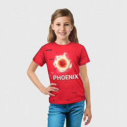 Футболка детская Phoenix, цвет: 3D-принт — фото 2
