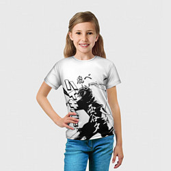 Футболка детская ВОЛЕЙБОЛ!! HAIKYUU!!, цвет: 3D-принт — фото 2