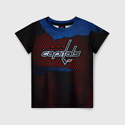 Футболка детская WASHINGTON CAPITALS, цвет: 3D-принт