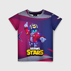 Футболка детская STU СТУ Brawl Stars, цвет: 3D-принт