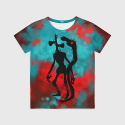 Футболка детская Сиреноголовый и Лошадь монстры, цвет: 3D-принт