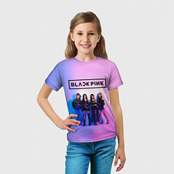 Футболка детская BLACKPINK, цвет: 3D-принт — фото 2