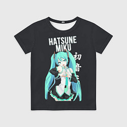 Футболка детская Hatsune Miku Хацунэ Мику, цвет: 3D-принт