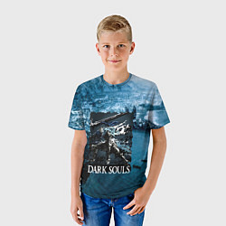 Футболка детская DARKSOULS Project Dark, цвет: 3D-принт — фото 2