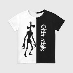 Футболка детская СиреноголовыйSiren Head, цвет: 3D-принт